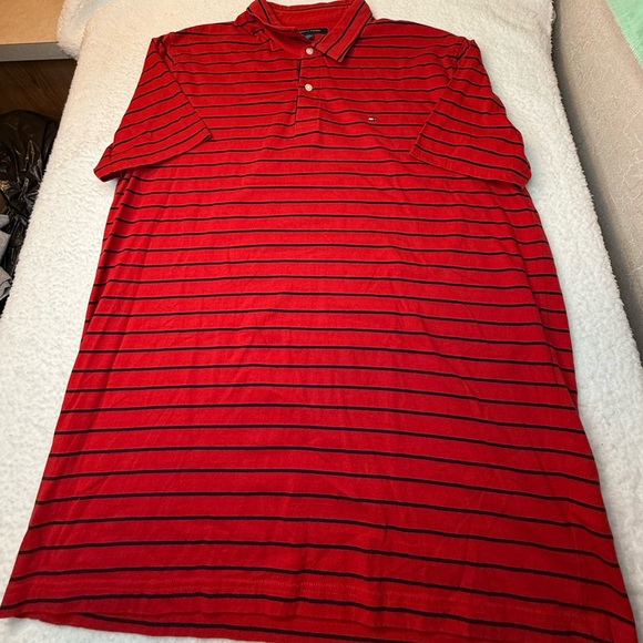 Tommy Hilfiger Men’s Striped Polo Shirt sz 3XL Casual Going Out Travel - Picture 1 of 5